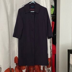 Boden Dark purple long jacket
